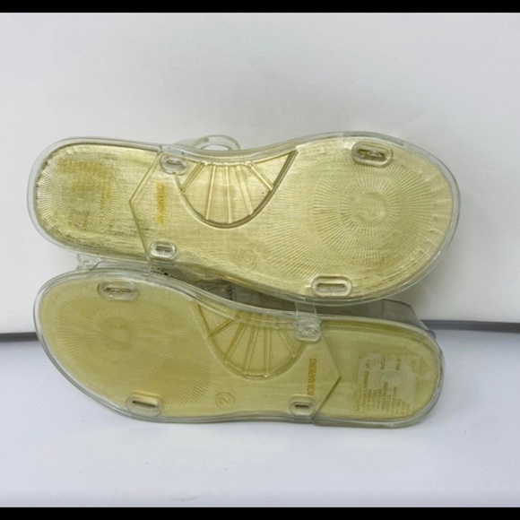 NIB**STUART WEITZMAN***US 2 Gold Clear***$68 - Picture 9 of 10